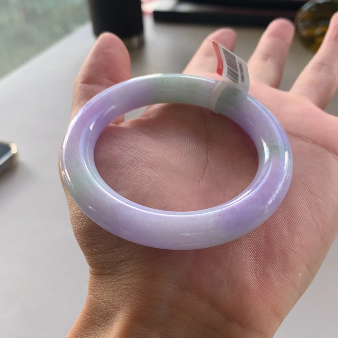 翡翠手镯未镶嵌63号54.8