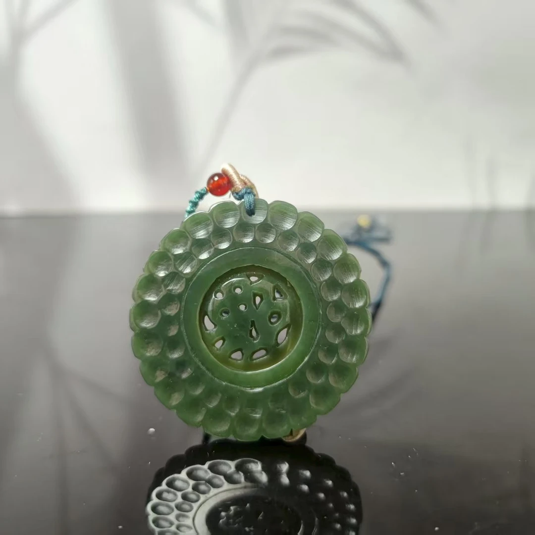 M和田玉时来运转吊坠0047