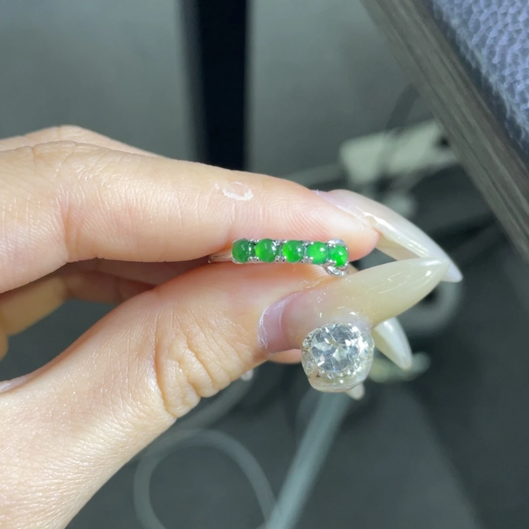 翡翠银S925镶嵌吊坠(不含链)