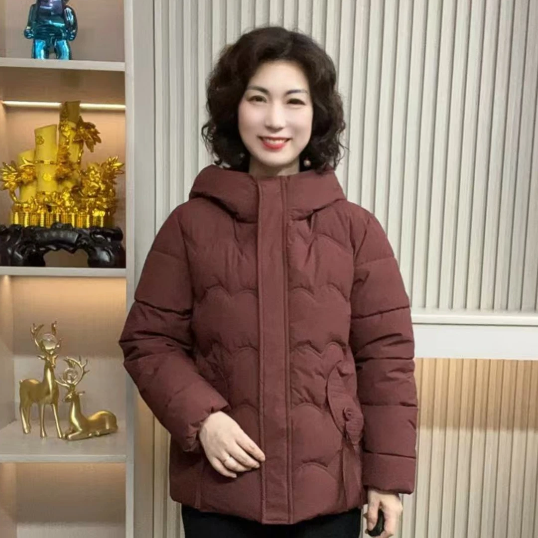 妈妈装流光欧若拉风流行时尚潮牌女装宽松秋冬装外套加棉百搭长袖