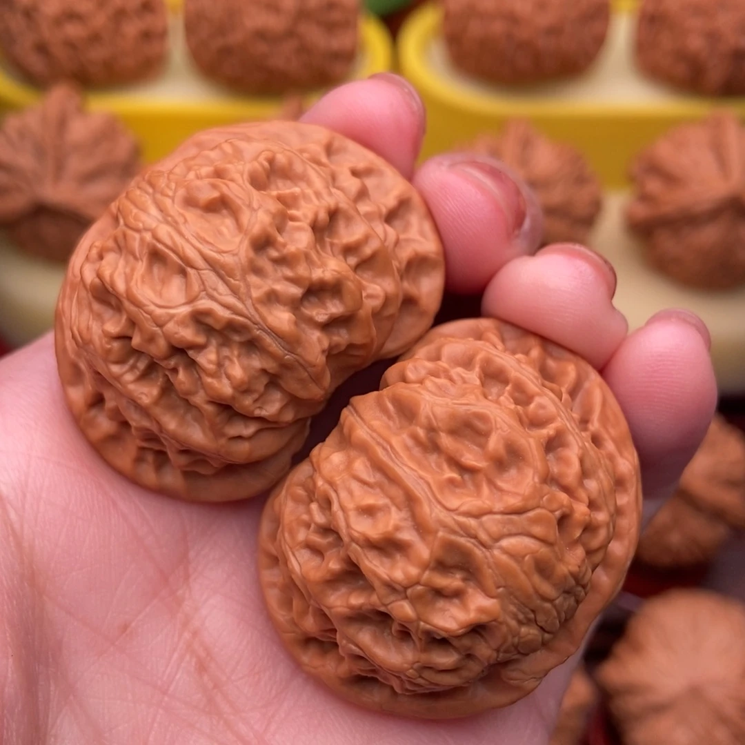 把件文玩核桃精品宫灯狮子头39