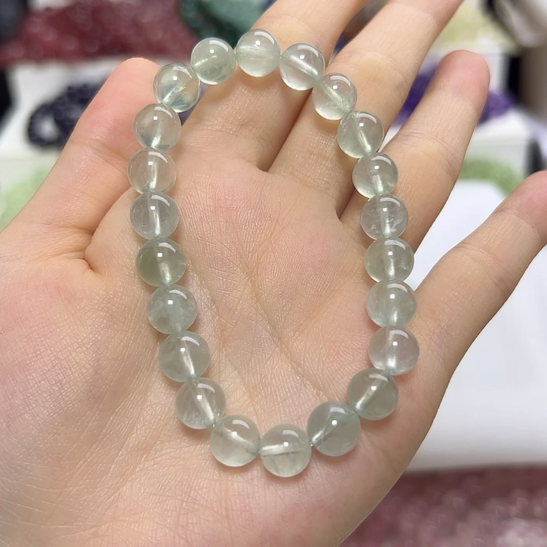 水晶手串未镶嵌?****ᐝ蓝调葡萄8咪拍二次合一单 不带证