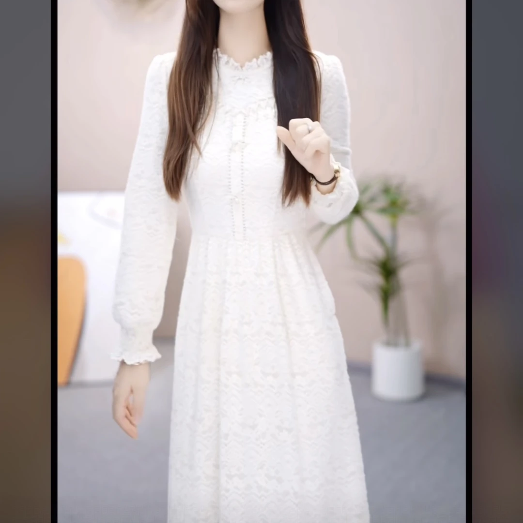 【连衣裙】X563 # 2025 冬季新款 洋气 时尚 显瘦 减龄 秋冬 连衣裙
