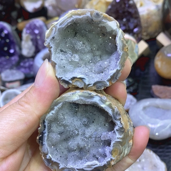 未镶嵌珠宝半成品紫晶
