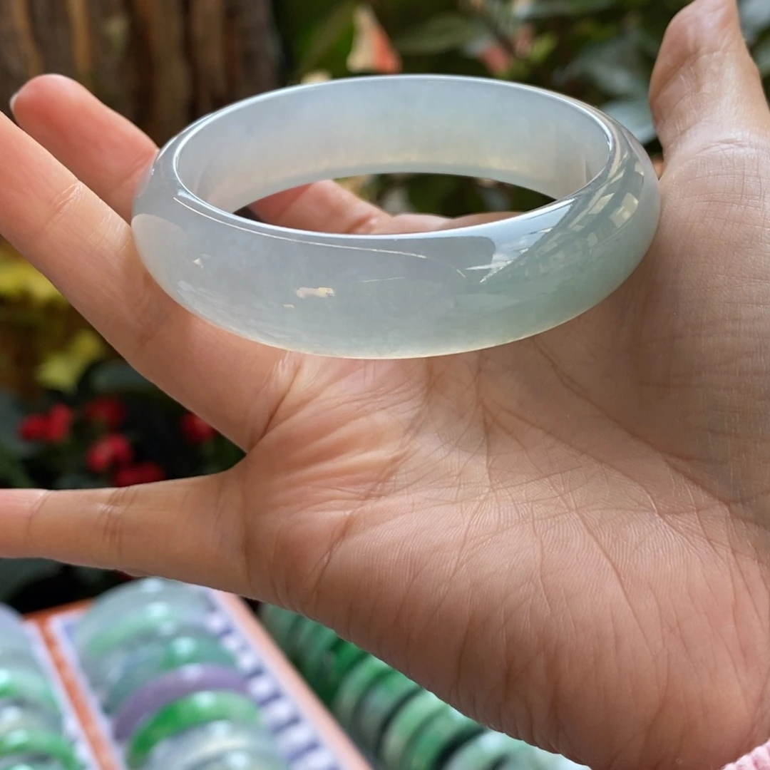 未镶嵌手镯翡翠59圈