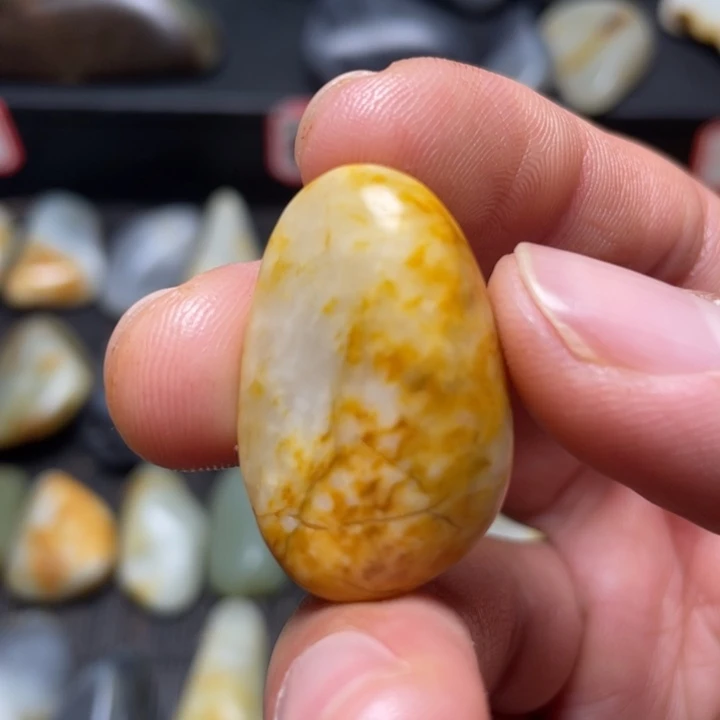 和田玉未镶嵌挂件73