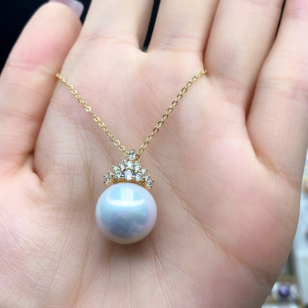 淡水珍珠颈饰合金