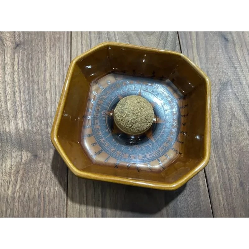 原装正品！阿尔弗雷德·登喜 航海罗盘花纹烟斗缸