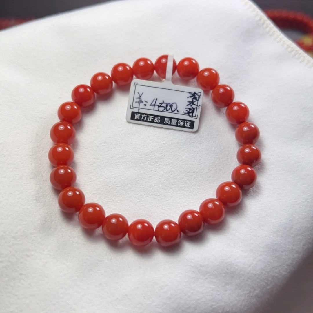 手串未镶嵌南红玛瑙