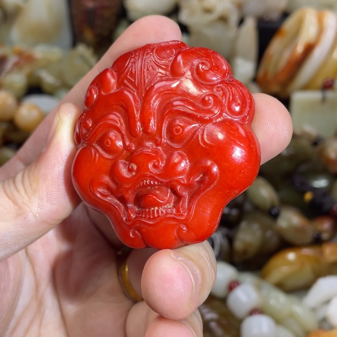 归***6和田玉未镶嵌挂件