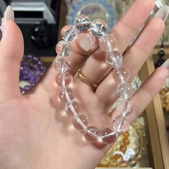 水晶手链未镶嵌卡12白阿塞