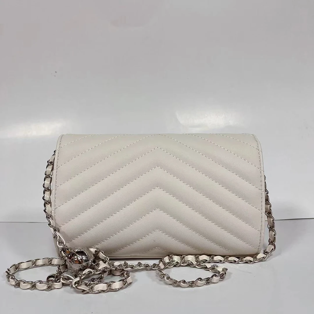 【小裴300】TR-原创小众设计款--白色单肩斜挎包304