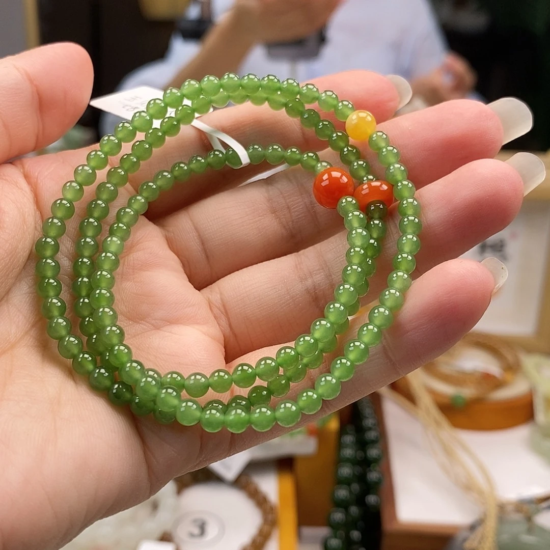 未镶嵌手串和田玉（碧玉）
