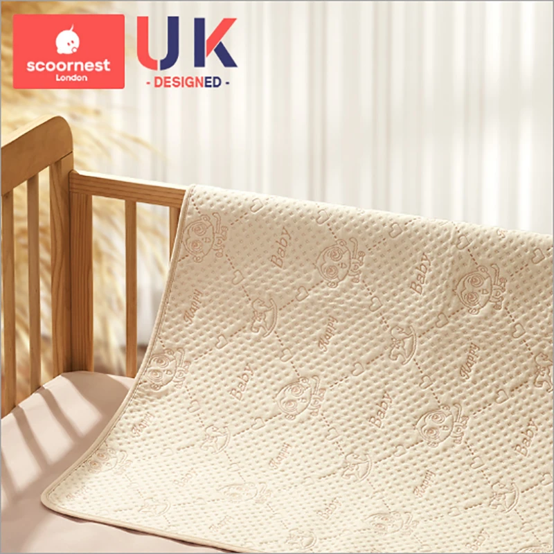 科巢婴儿防水隔尿垫布里奇灵猴50*70cm【款式随机不退不换】