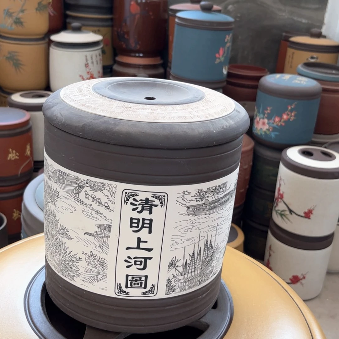 紫砂茶叶罐7 饼茶叶罐