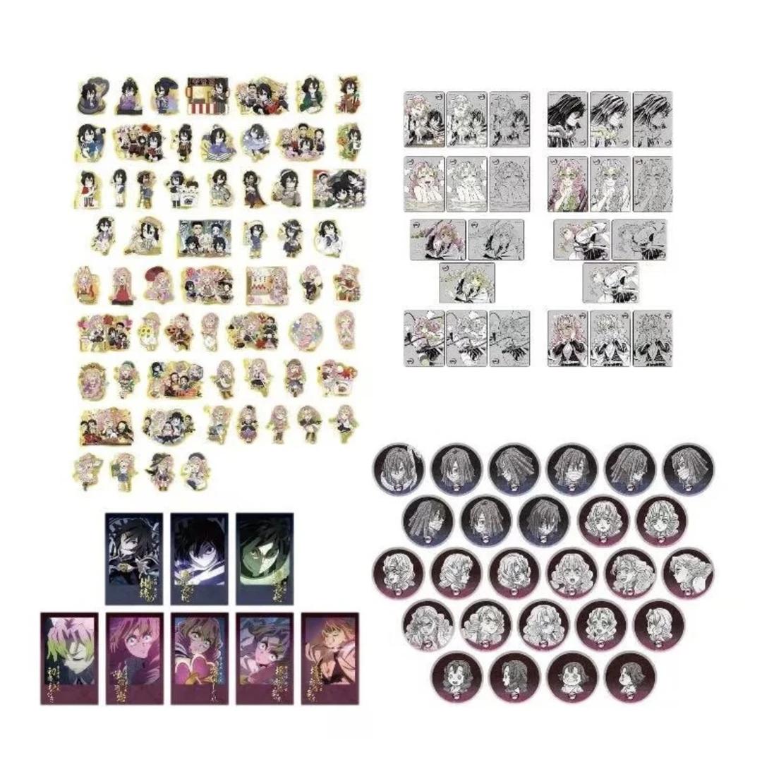 鬼灭之刃dining餐厅联动蛇恋抽赏 甘露寺蜜璃&小芭内吧唧透卡盲盒