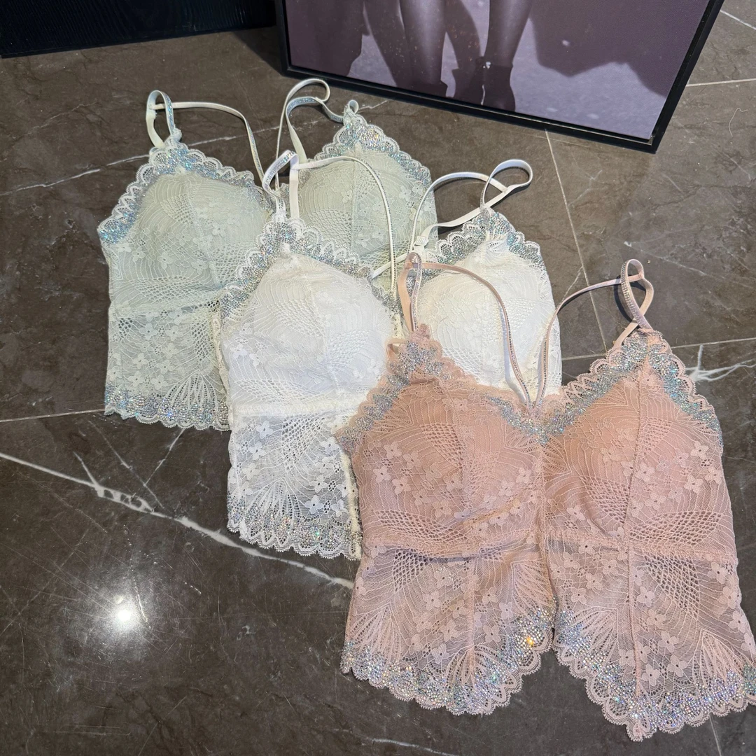 馨儿专属【迷鼠我了】亮钻蕾丝吊带背心内搭夏美背舒适性感XS40903