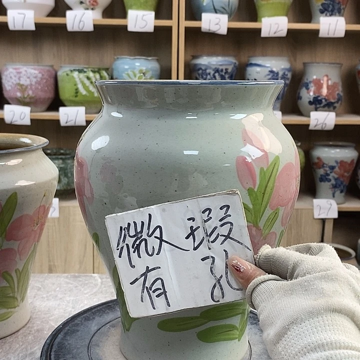 缸23xc景德镇陶瓷花盆