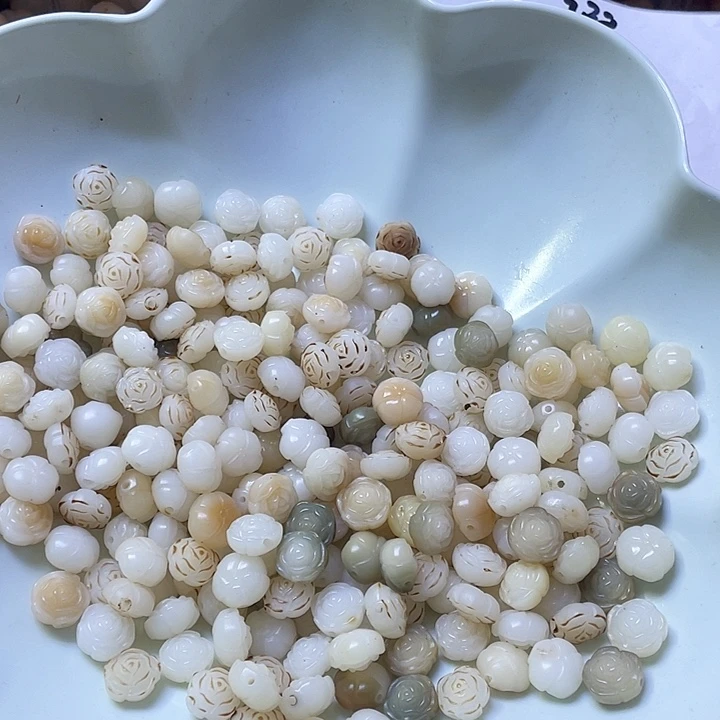 白玉菩提吊坠精品山茶花12二十关注➕牌宠十个