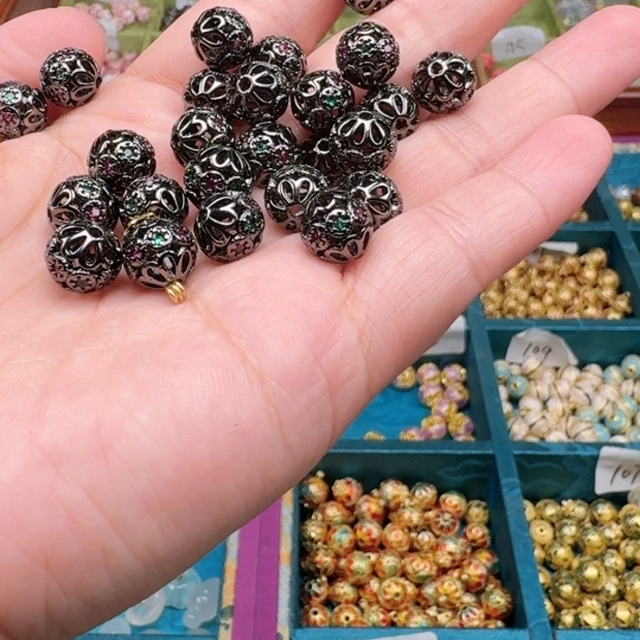 非遗传承圆珠扣铜扣