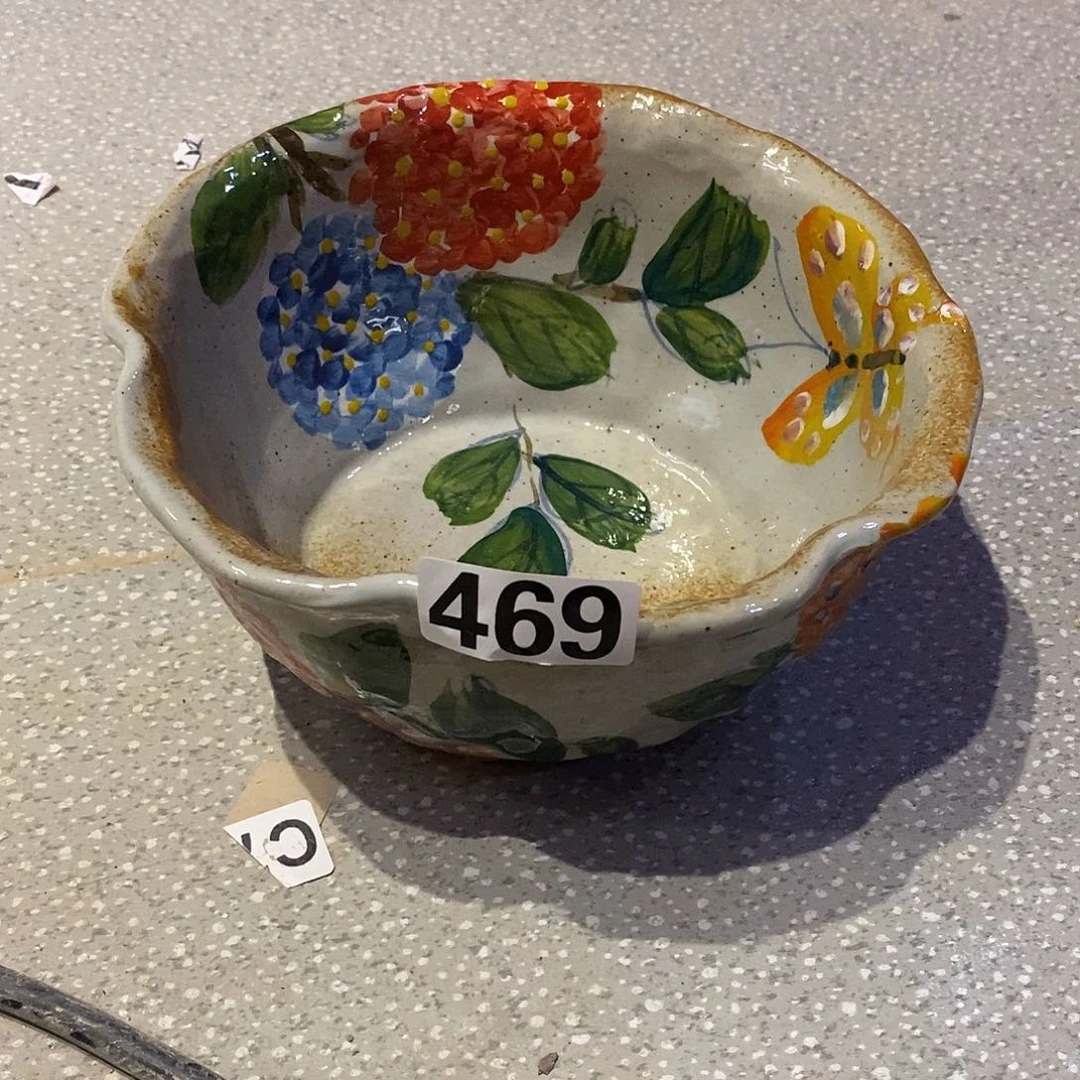 碗469 手工制作，放漏