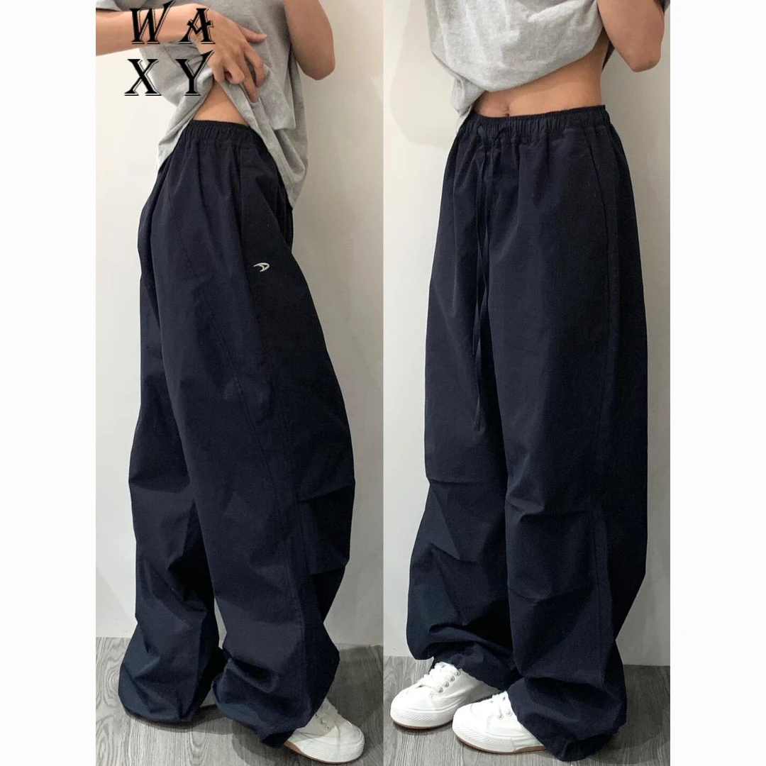 男女同款｜休闲藏青色工装冲锋裤