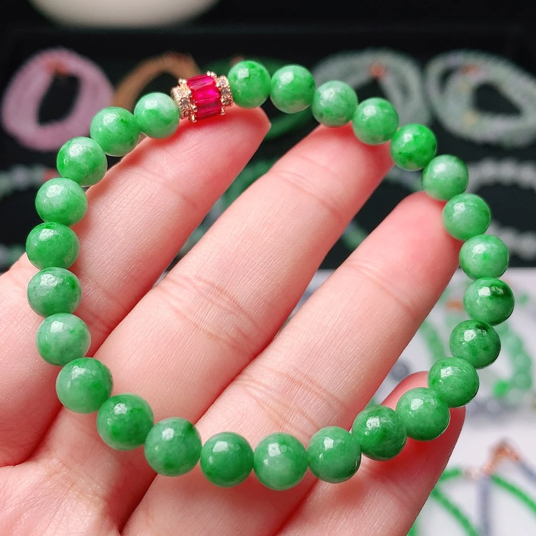 未镶嵌手链翡翠翡翠