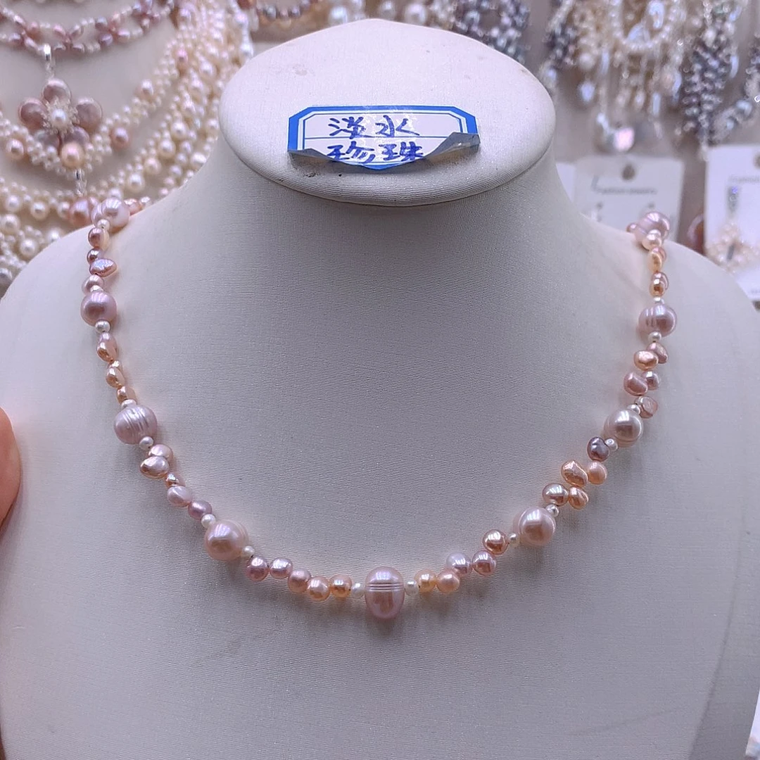 淡水珍珠耳饰未镶嵌孤品福利项链