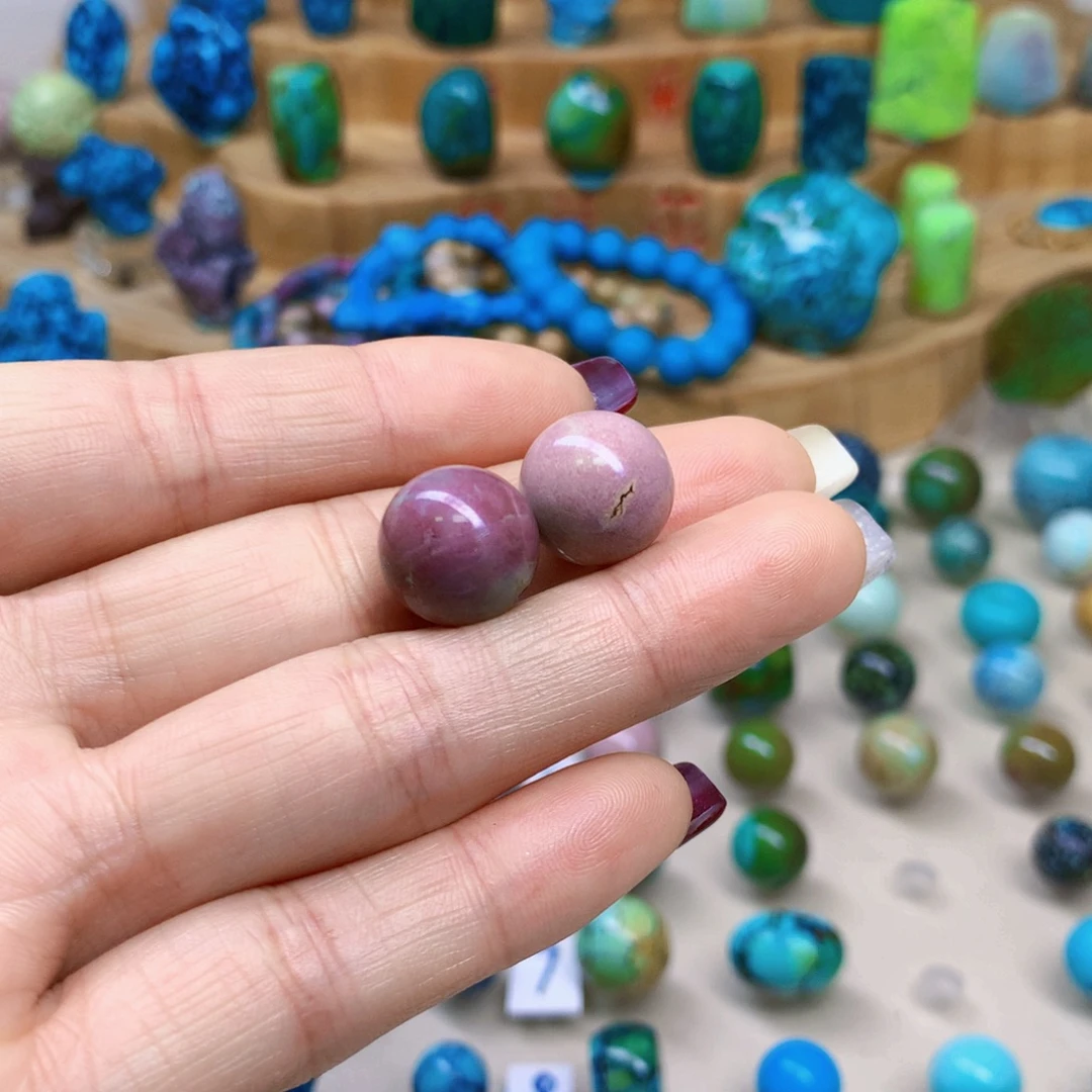 绿松石未镶嵌三彩随行