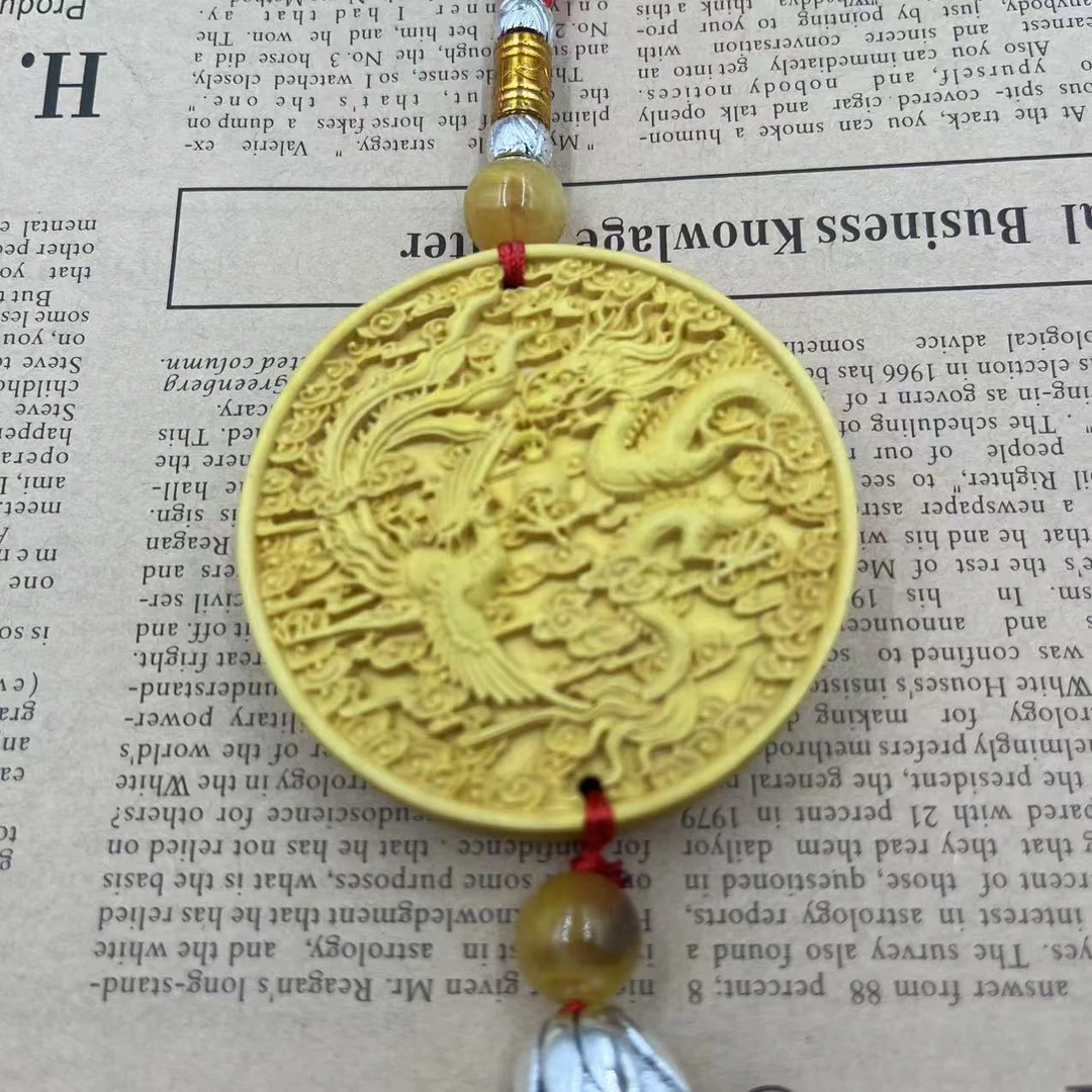 （如意藏香）H0135黄杨木雕刻木牌/多样性发货