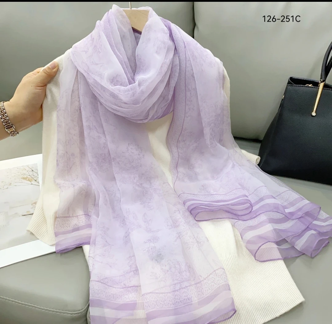 1215 成人女装饰常规中国风不掉色丝巾百搭文艺欧若新中式围巾