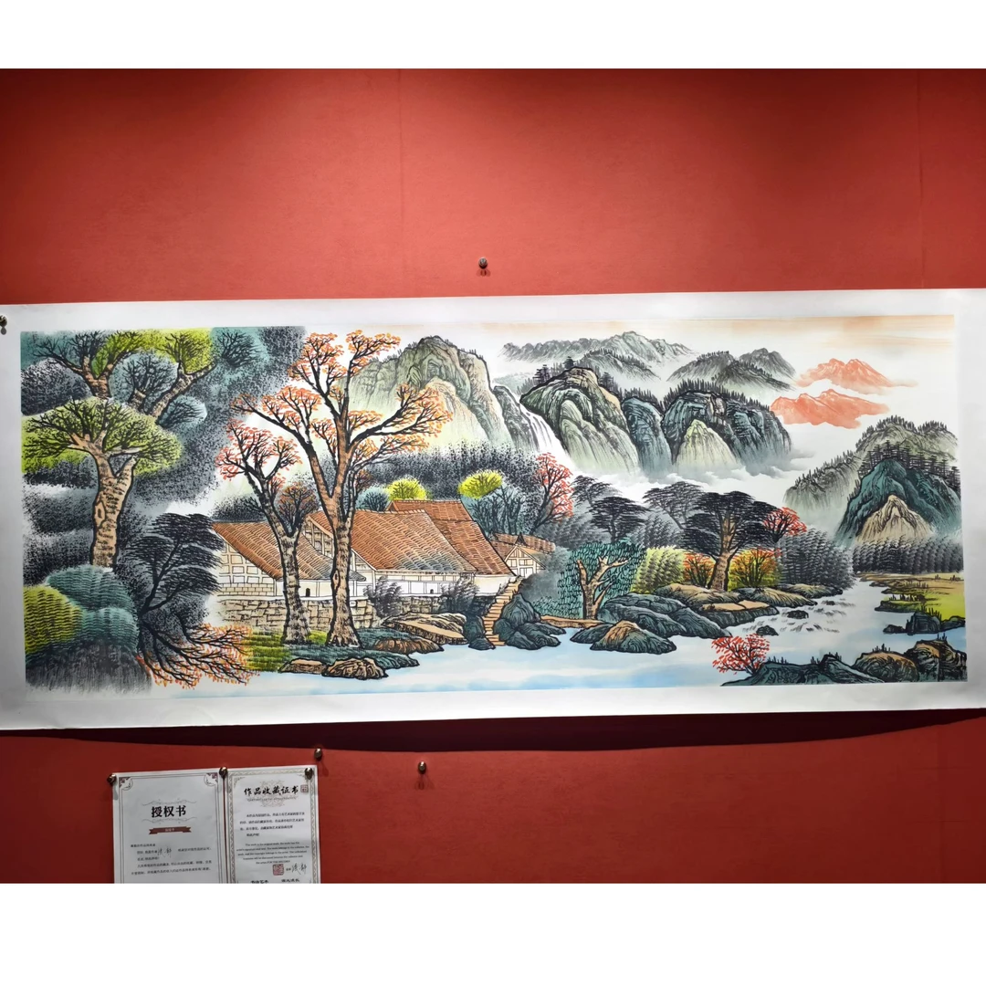 【福居宝地】Z书画作品 画芯：180*70