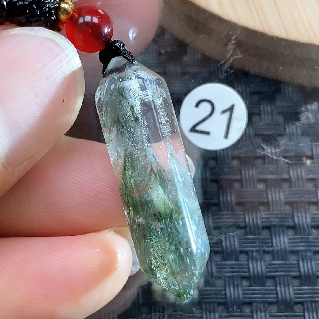 炭***丸未镶嵌吊坠(不含链)水晶