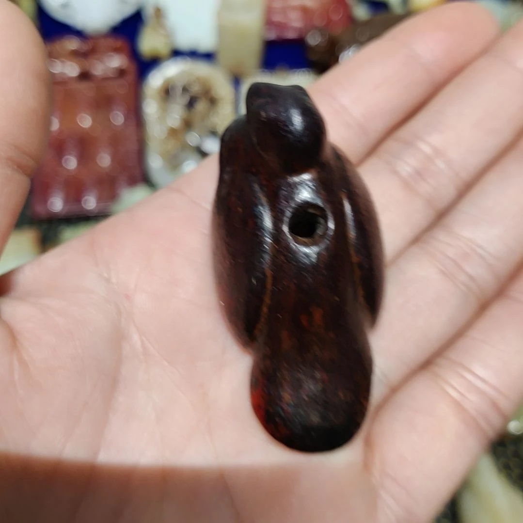 和田玉车挂未镶嵌鼎****电