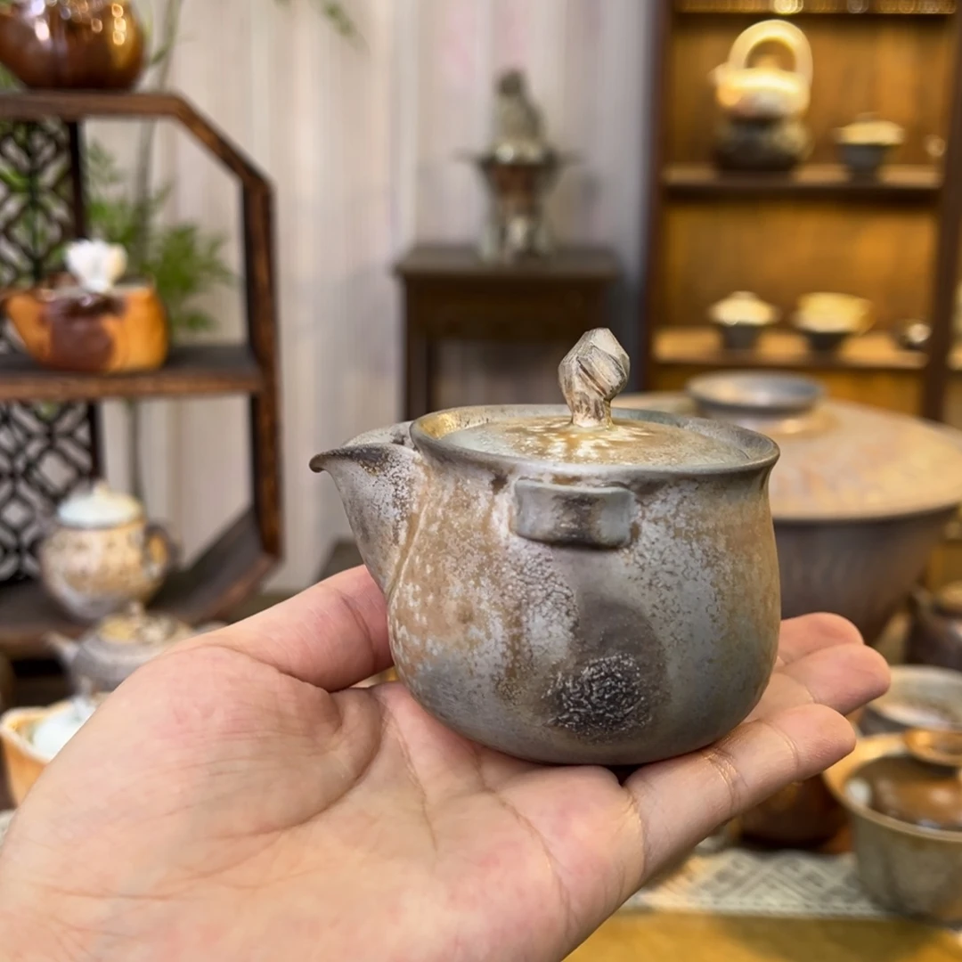 不染柴烧精品宝瓶