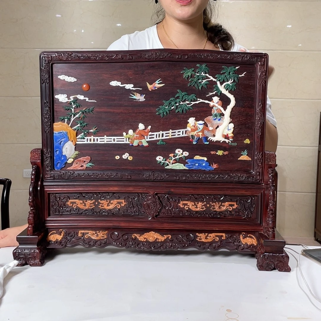 紫檀木类案台檀香紫檀