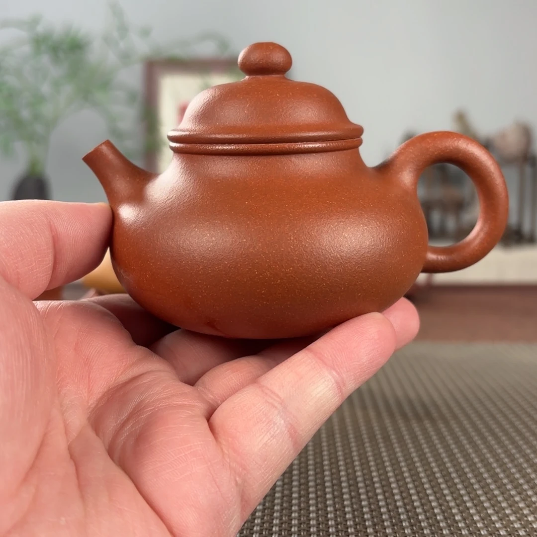 紫砂茶壶黄龙山原矿紫砂壶200