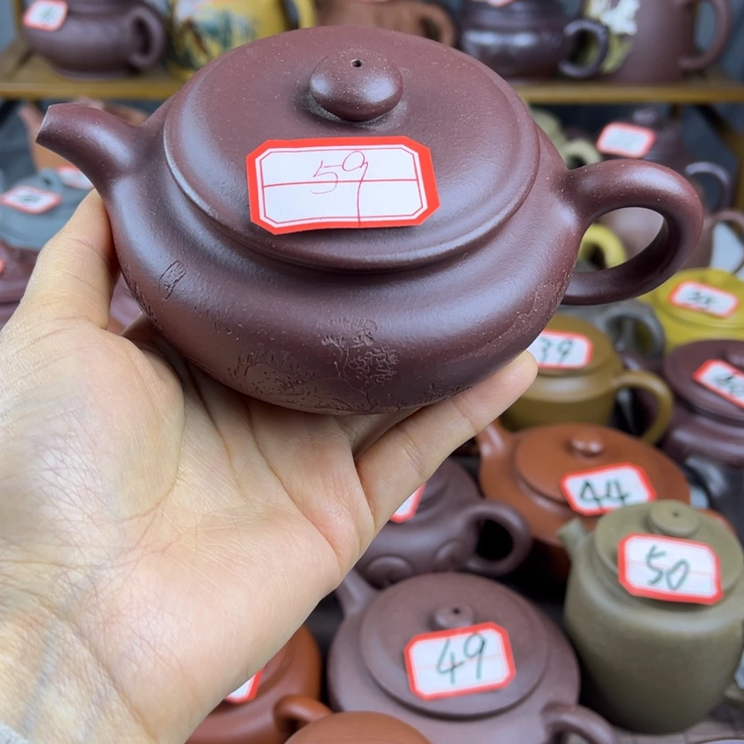 紫砂茶壶宜兴紫砂壶微瑕盖嗑