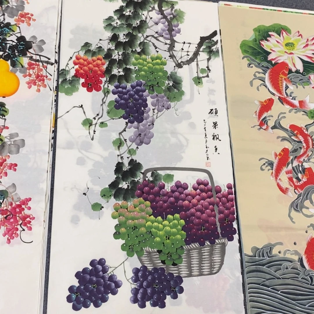 国画尺寸140✖️70精品手绘画