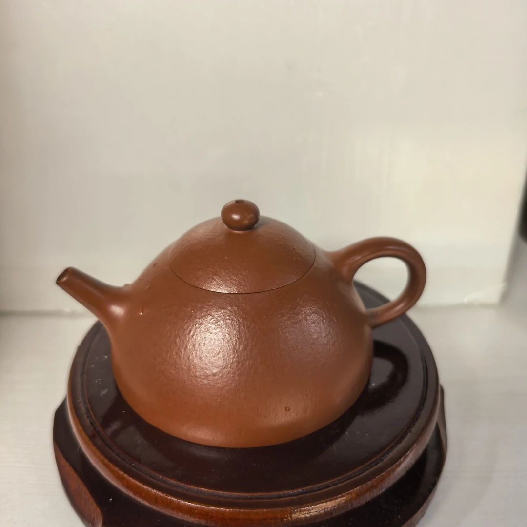 朱泥大红袍，玉乳壶，130CC左右，全手工制作