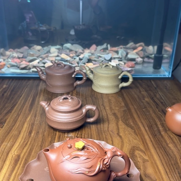 长款绿***茶宜兴紫砂壶
