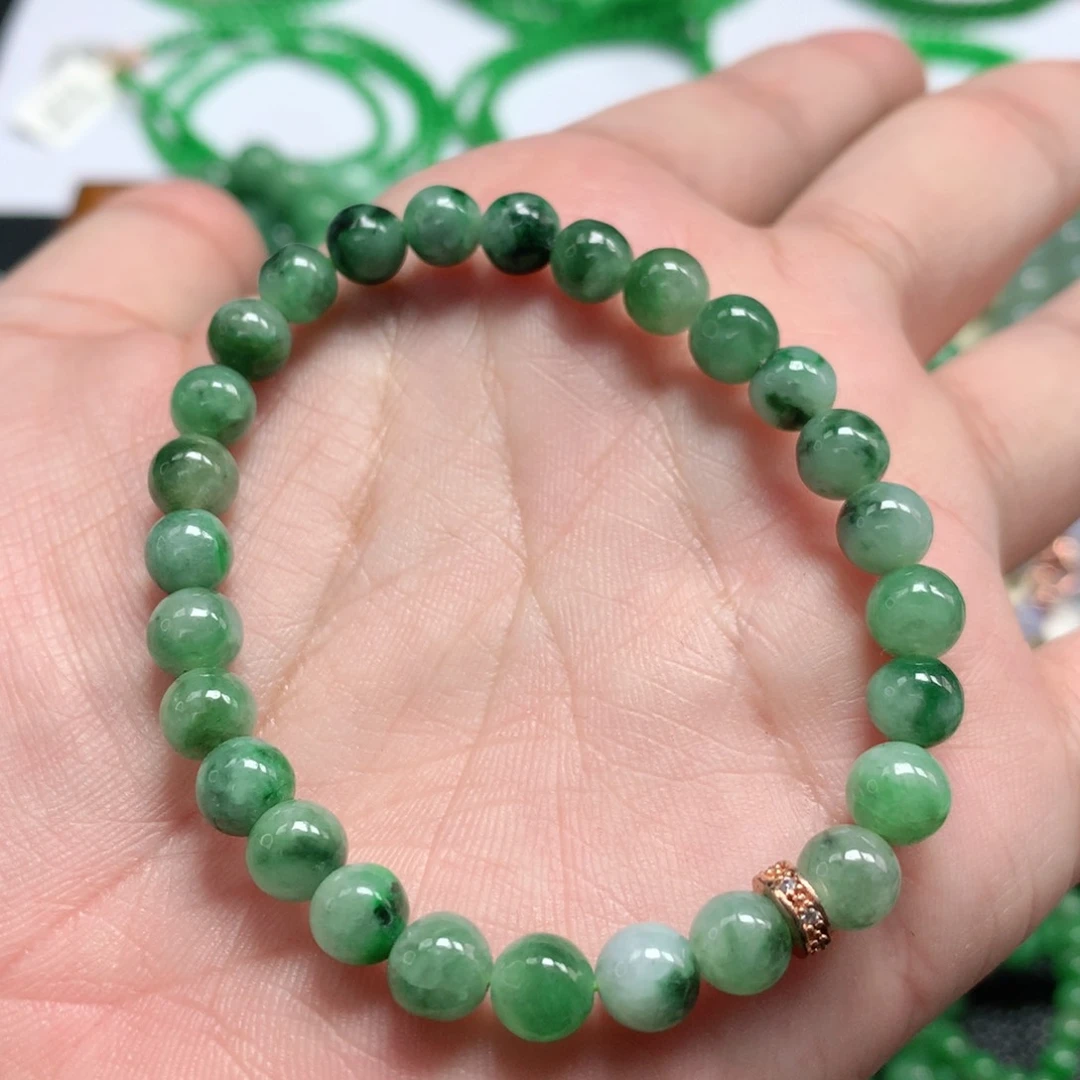 未镶嵌手链翡翠翡翠