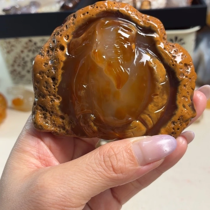 玛瑙/玉髓未镶嵌吊坠(不含链)