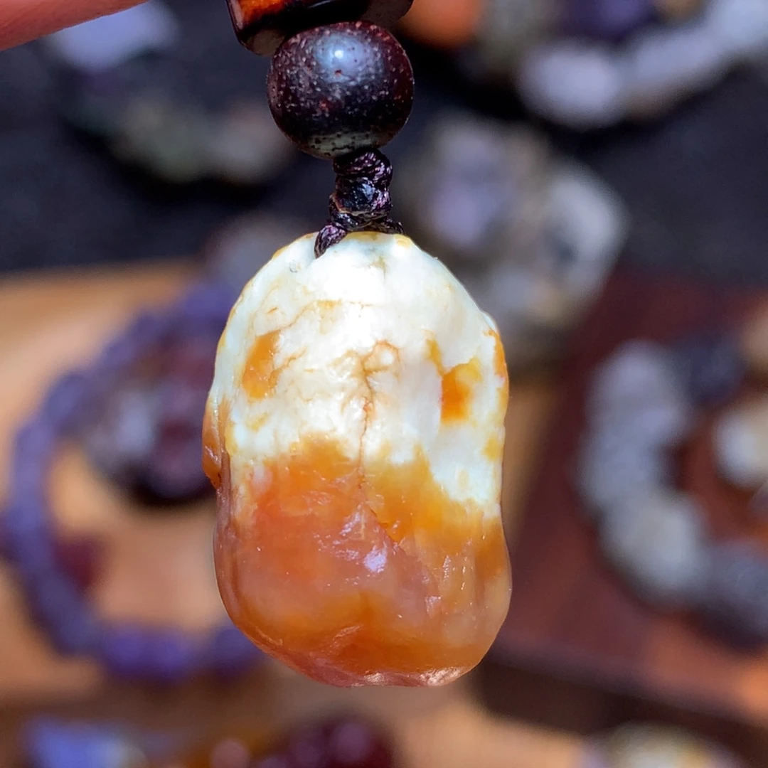 未镶嵌玛瑙/玉髓珠宝半成品