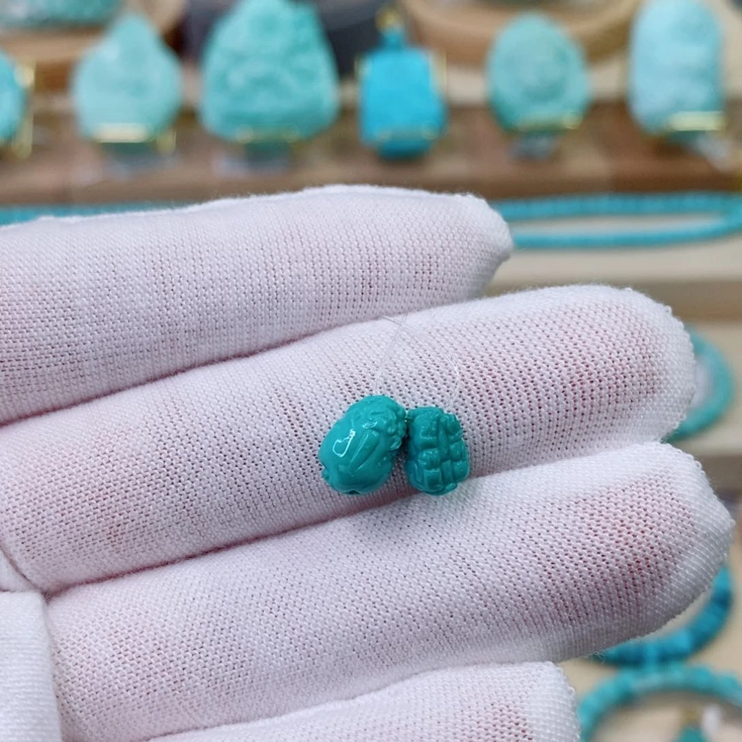 未镶嵌绿松石珠宝奇石