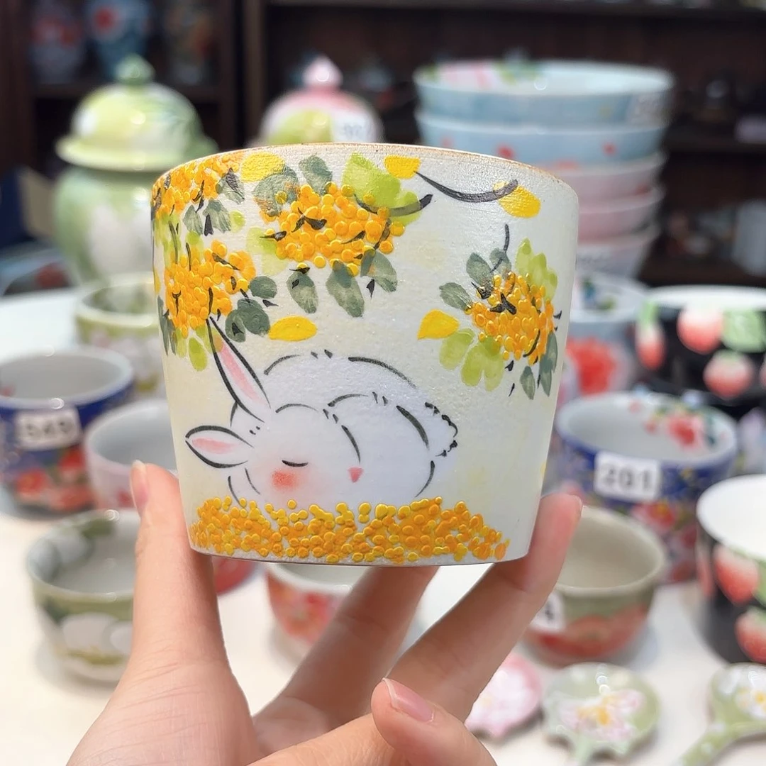 瓷片兔兔的小可爱太好看
