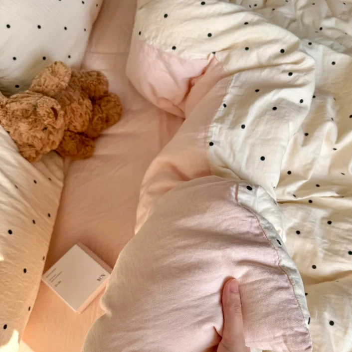 2025年新款可爱四件套 母婴级棉双层纱A类四件套棉纱布宿舍三件套