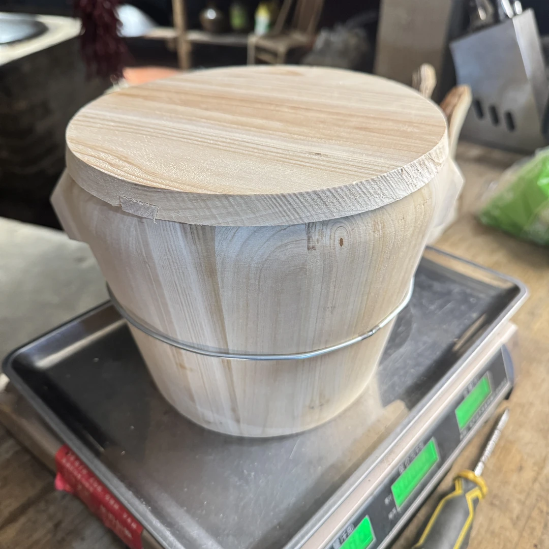 【木桶(大)】老乡手工制作口径23cm