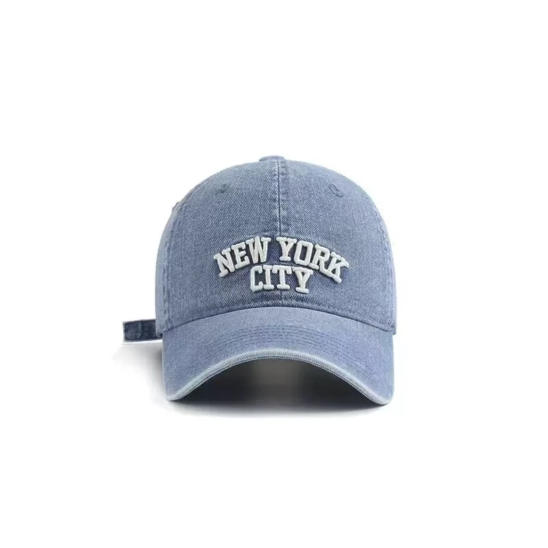 2025新款韩版刺绣牛仔棒球帽