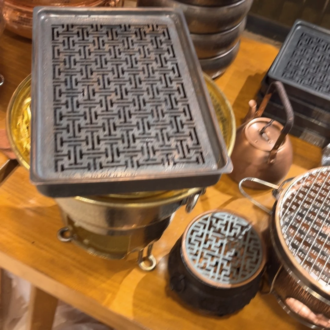 长方形窗花壶承手工锻打工艺